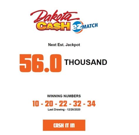 dakota cash ez match 00 11 $1,100